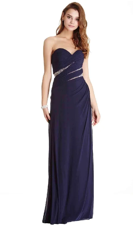 Aspeed Design - Diagonally Embellished Affordable Prom Dress