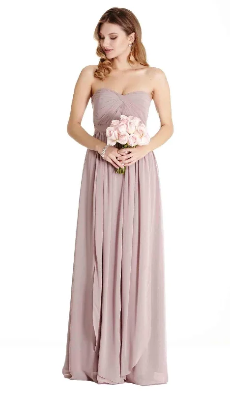 Aspeed Design - Strapless Ruched Sweetheart A-line Evening Dress