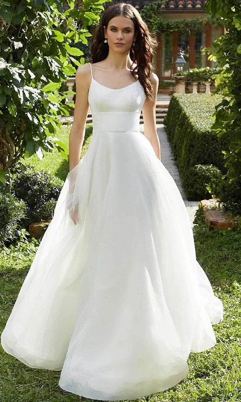 Mori Lee Bridal 12145 - Sleeveless Scoop Neck Wedding Dress