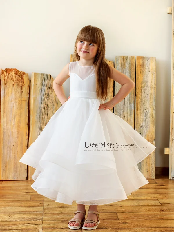 ALISHA / Elegant Princess Style Flower Girl Dress