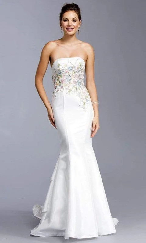 Aspeed Bridal - L1914 Multi Colored Embroidery Wedding  Dress