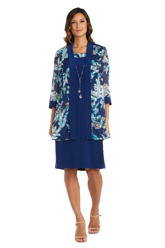 R&M Richards 9389P Short Piece Petite Jacket Dress