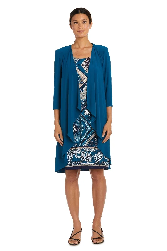 R&M Richards 7967 Short Two Piece Jacket Dress